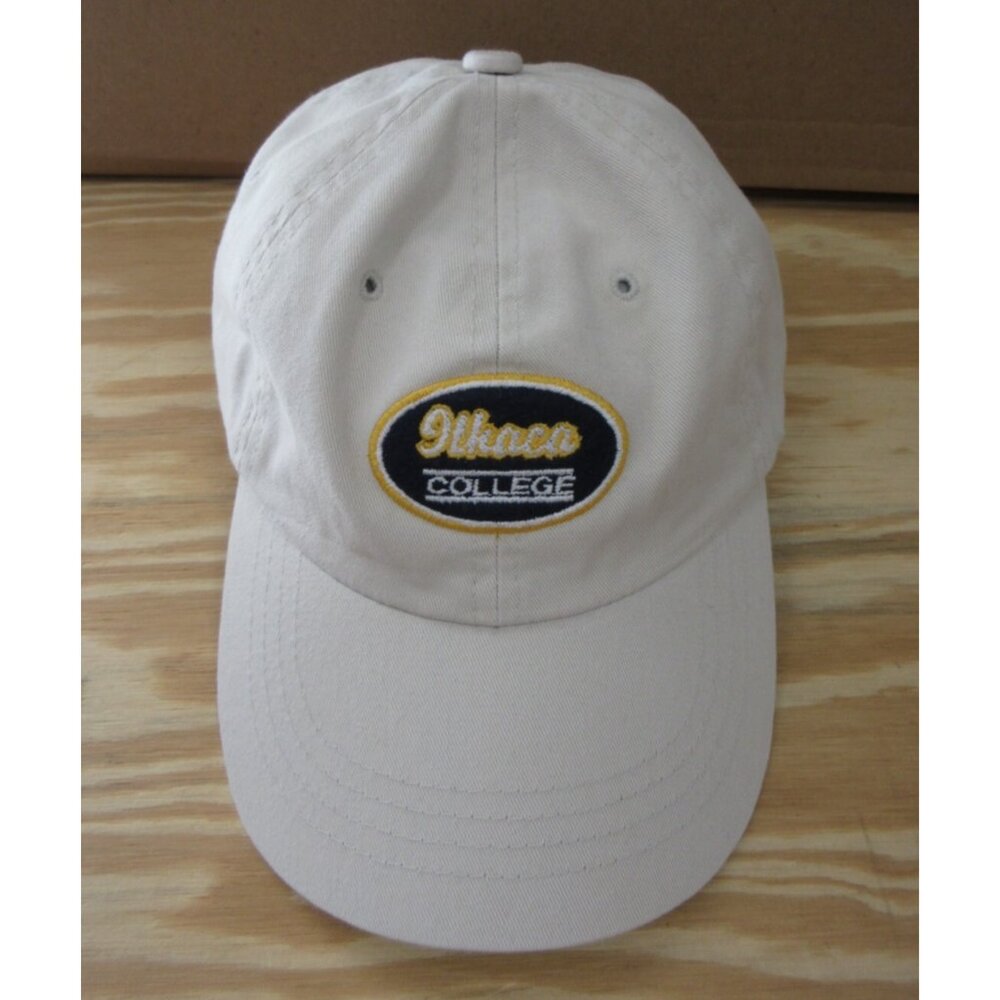 VINTAGE Ithaca College Bombers Hat Cap The Game Strap Back 90s 1995 - Picture 2 of 13